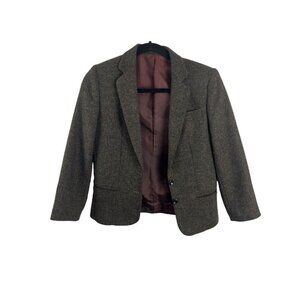 O'Shea's Market Ireland Brian Tucker Vintage Tweed Wool Blazer Women's Size 4